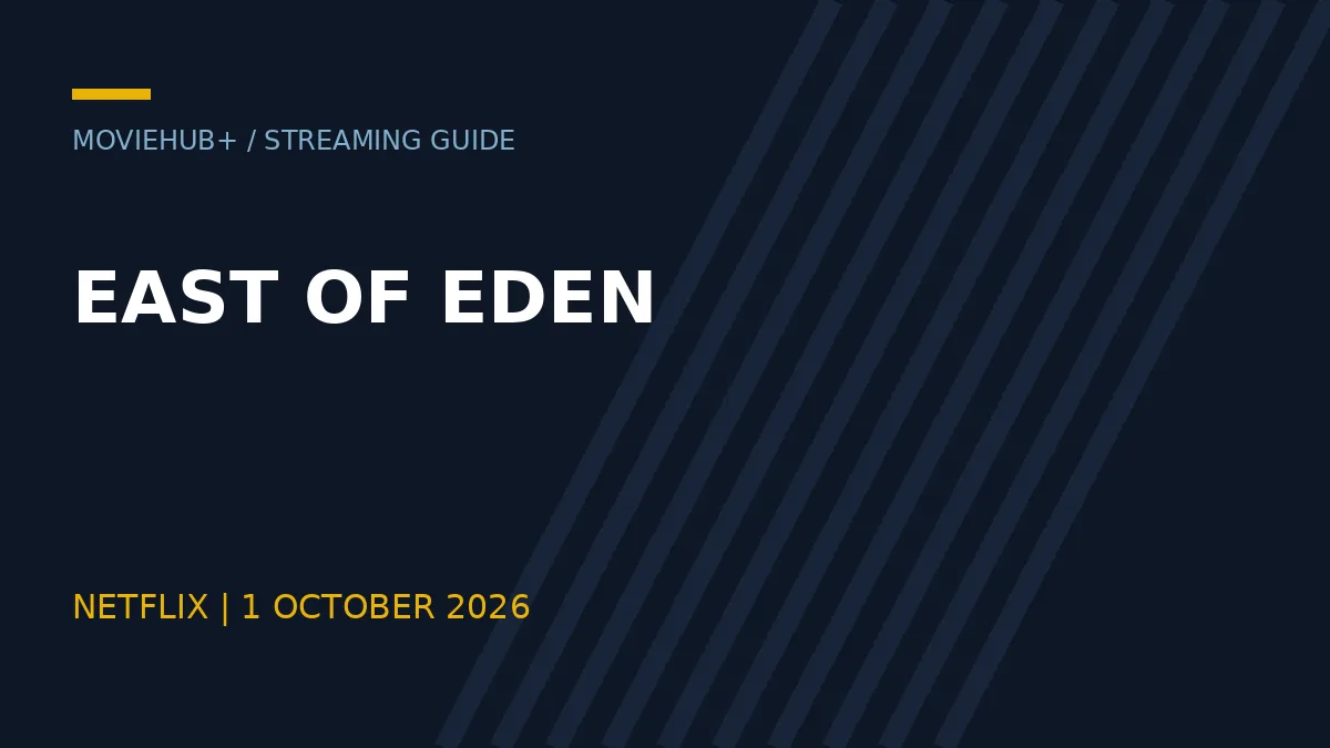 East of Eden Netflix India release guide - original MovieHub title card