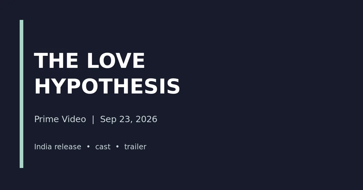 MovieHub title card: The Love Hypothesis