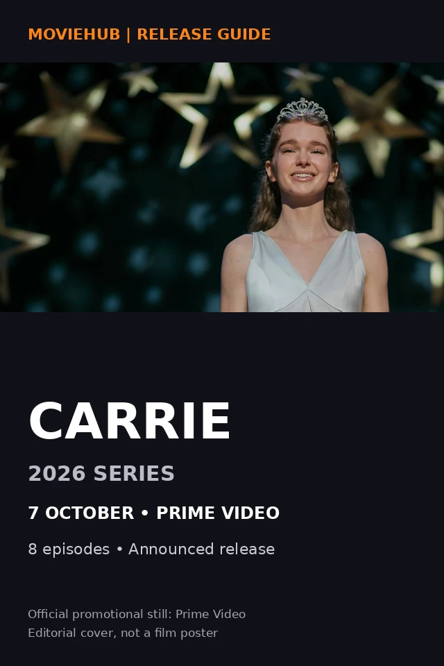 Carrie 2026 release guide cover using an official Prime Video promotional still